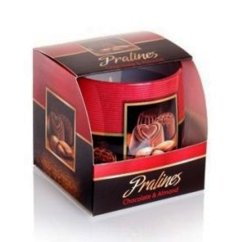 Bartek svíčka vosková ve skle 100g Pralines - Chocolate & Almond