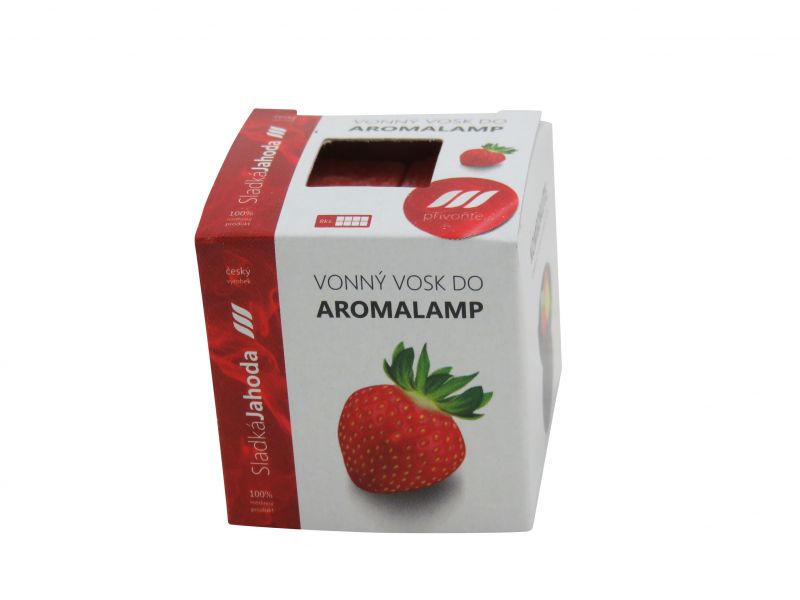 Rentex vonný vosk palmový kostičky s vůní Jahoda