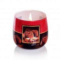 Bartek svíčka vosková ve skle 100g Pralines - Chocolate & Almond