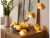 Girlanda LED – žluté tulipány, 3 m, teplá bílá