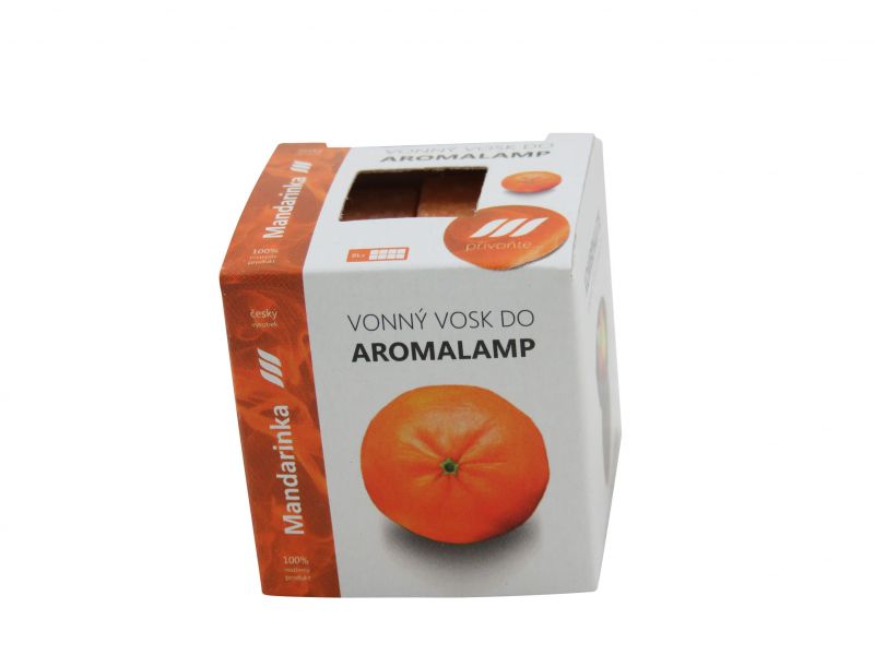 Rentex vonný vosk palmový kostičky s vůní Mandarinka