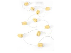Girlanda LED – žluté tulipány, 3 m, teplá bílá