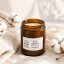 Bílá bavlna - sójová svíčka handmade 130g
