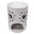 HOME ELEMENTS Aromalampa 11,5 cm, Srdce, bílá